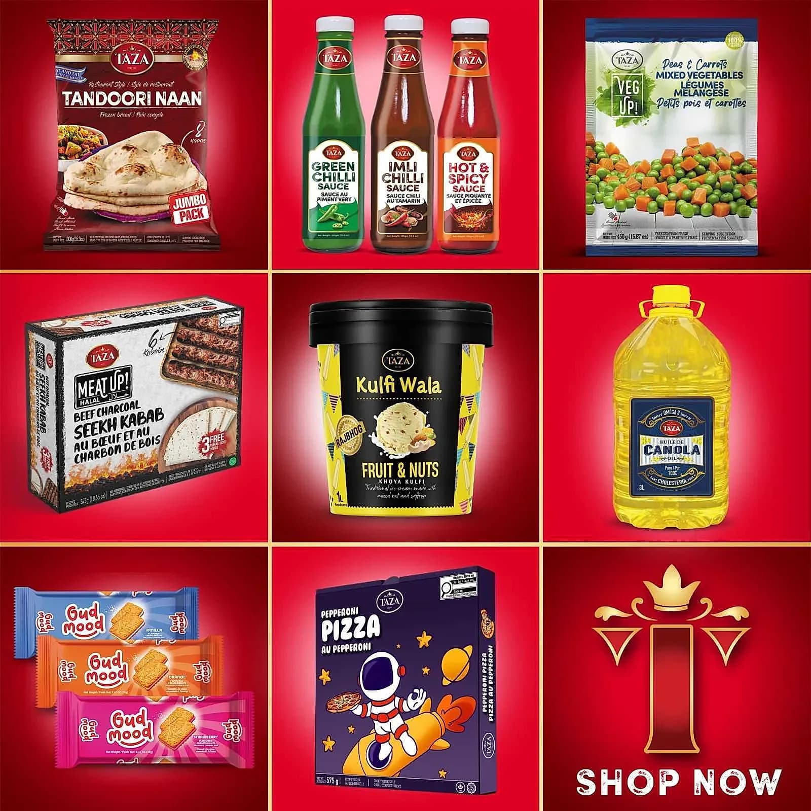 Seasonal dishes arranged for sharing