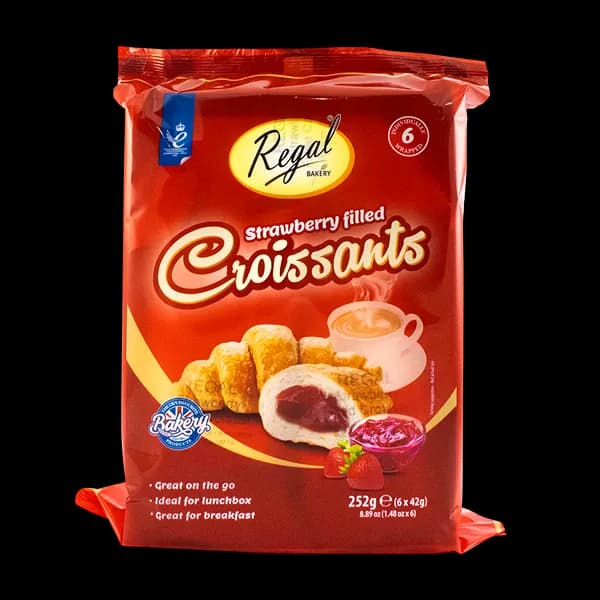 Regal Strawberry Croissants 6pc