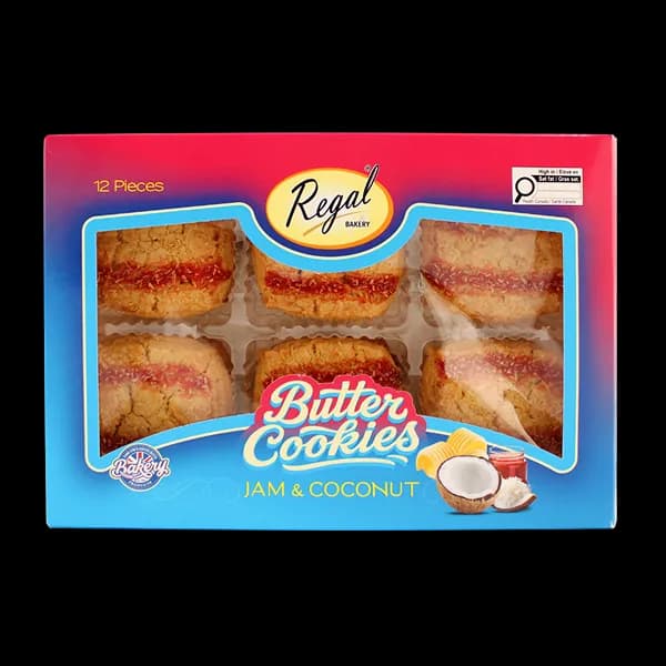 Regal Jam & Coconut Butter Cookies