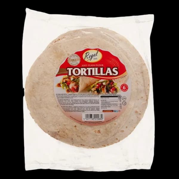 Regal Soft Plain Flour Tortillas 6pcs