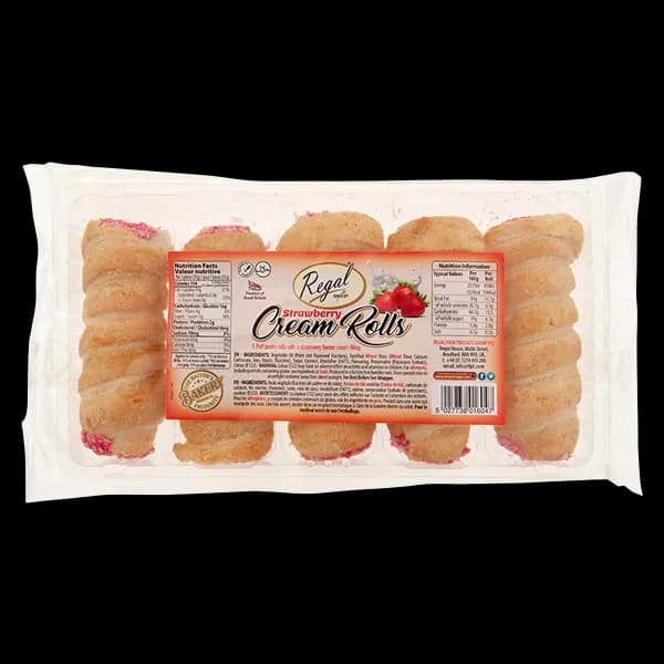 Regal Strawberry Cream Rolls