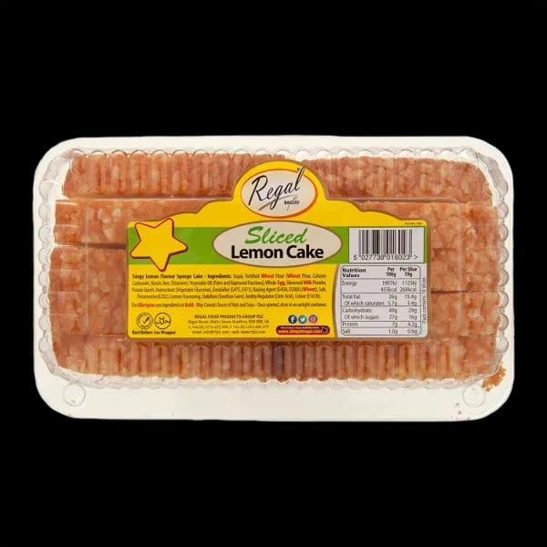 Regal Sliced Lemon Madeira Loaf