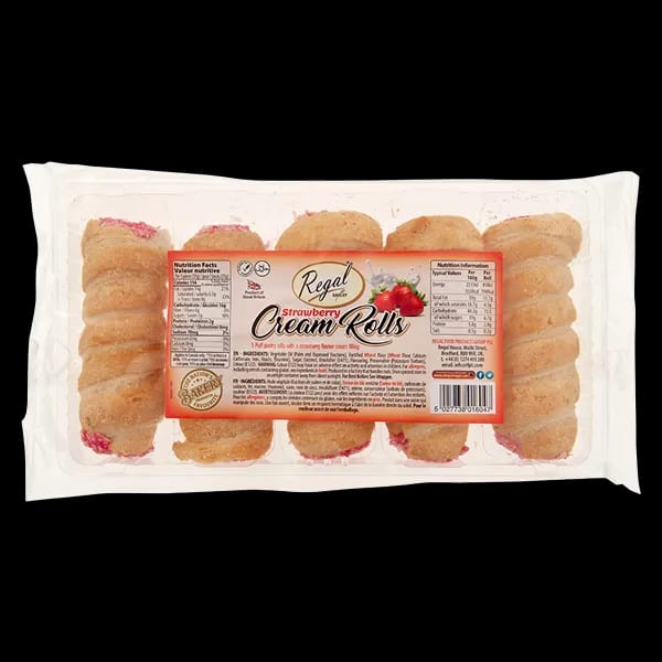 Regal Strawberry Cream Rolls