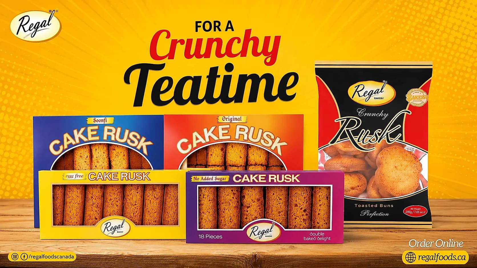 Cake Rusk Delivery - Regal Foods